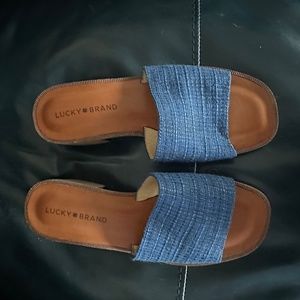 Lucky Brandy Blues Slide Sandal Sz7
